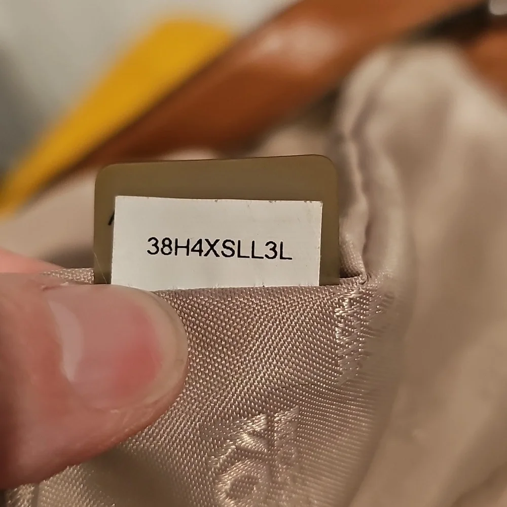 Michael Kors Sloane Leather Hobo Bag In Luggage Brown EUC